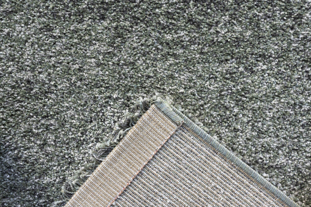 Mehari Heather Plain Green Rug