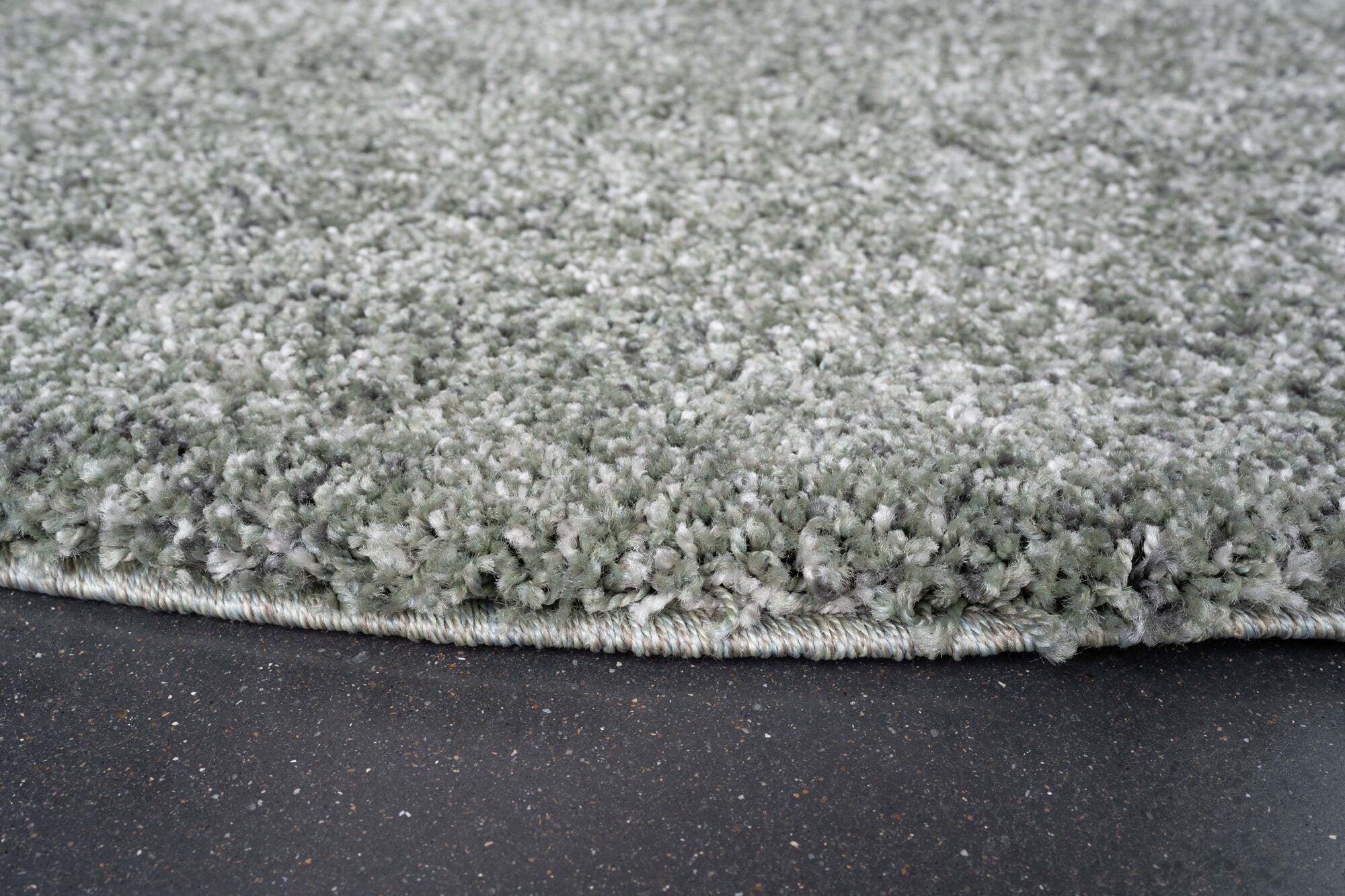 Mehari Heather Plain Green Rug