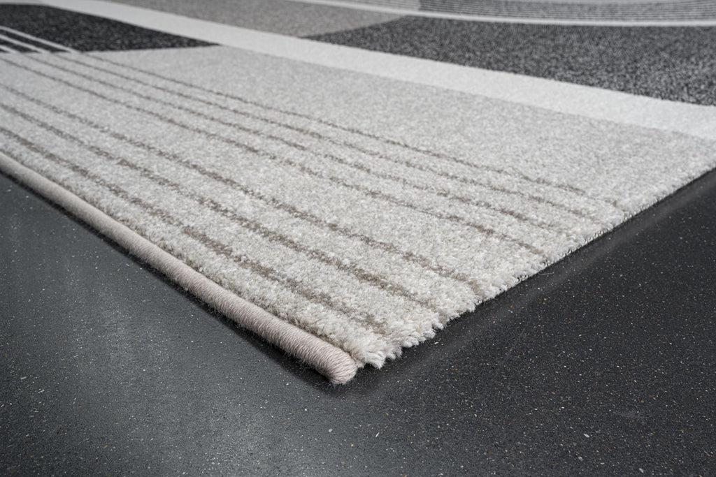 Woodstock Modern Arc Beige Rug