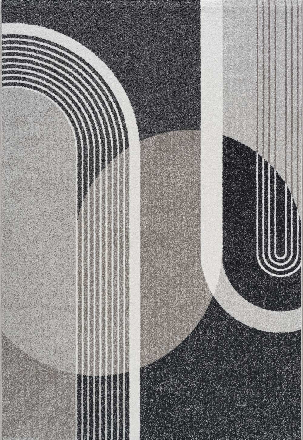 Woodstock Modern Arc Beige Rug