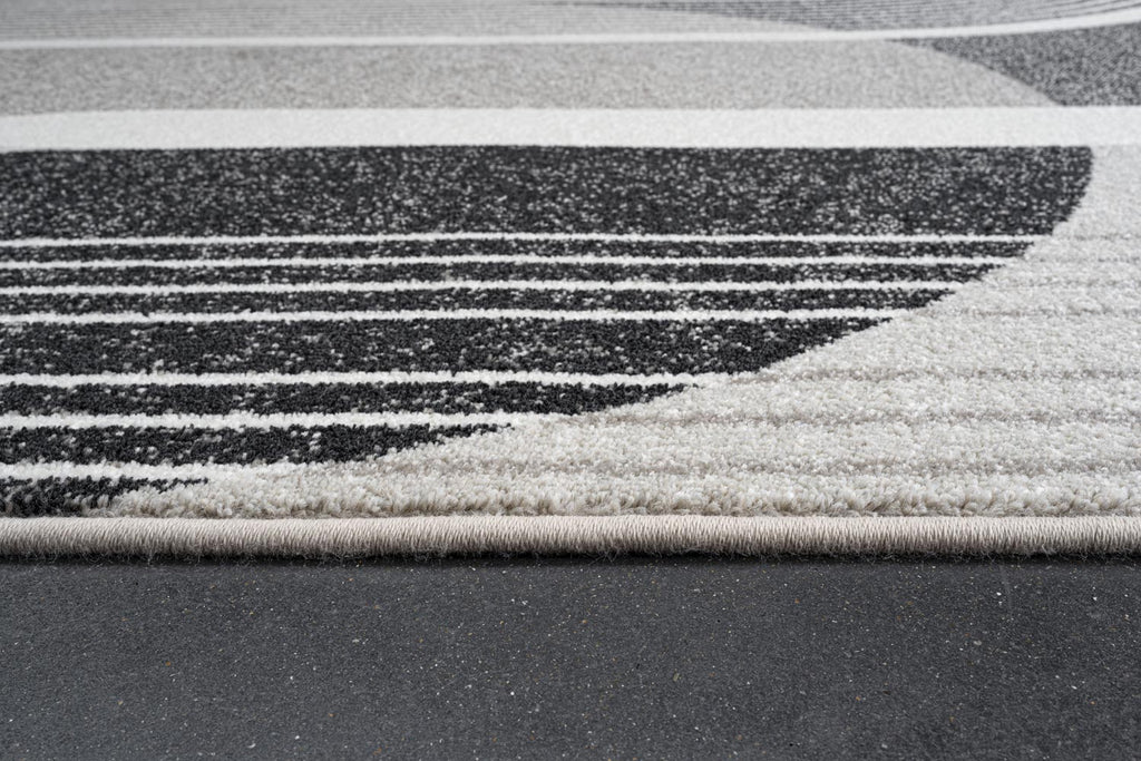 Woodstock Modern Arc Beige Rug