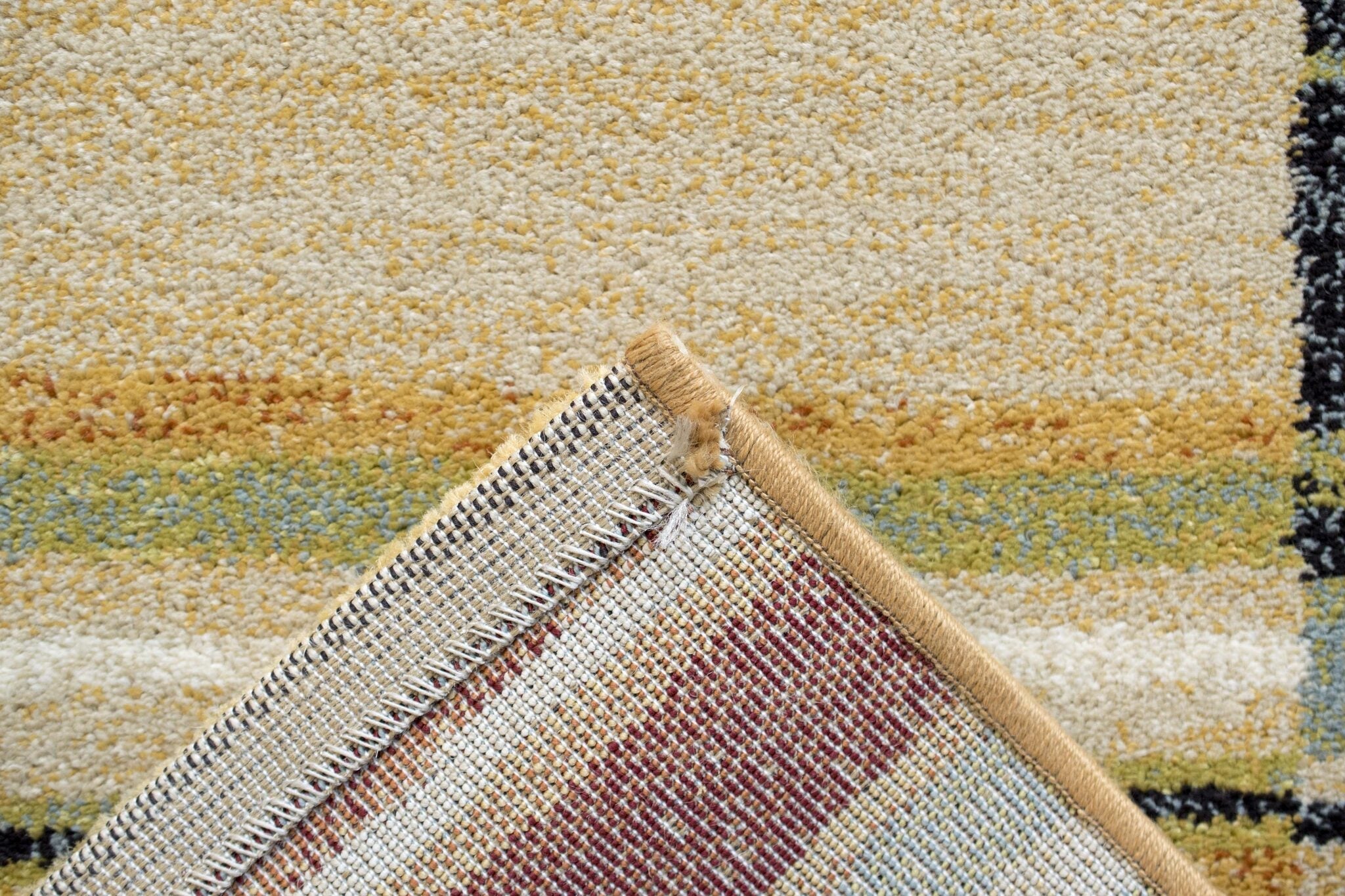 Woodstock Kelim Stripe Beige Rug