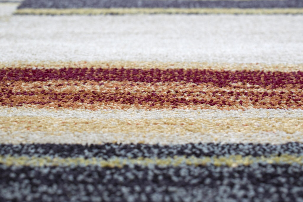 Woodstock Kelim Stripe Beige Rug