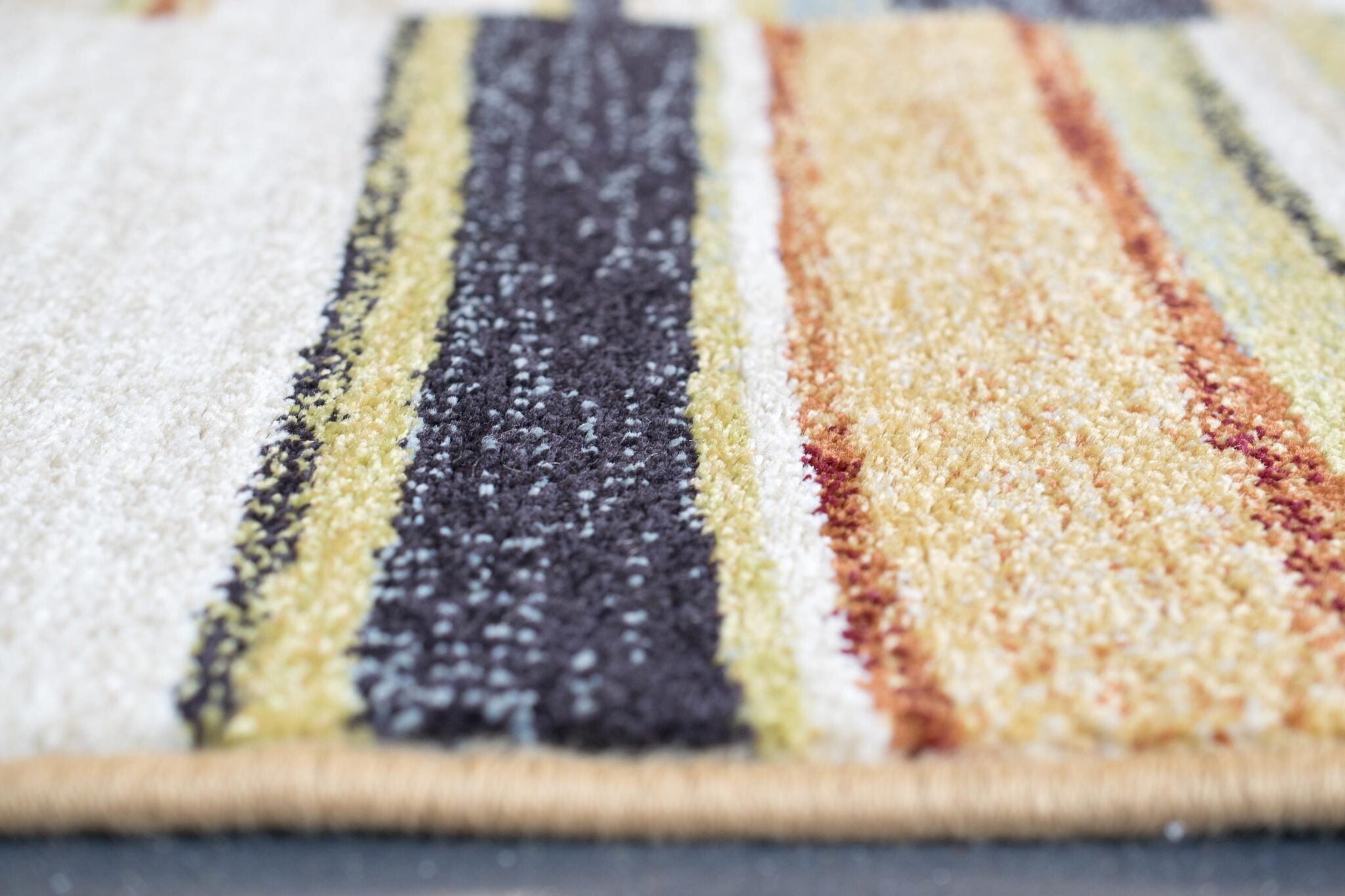 Woodstock Kelim Stripe Beige Rug