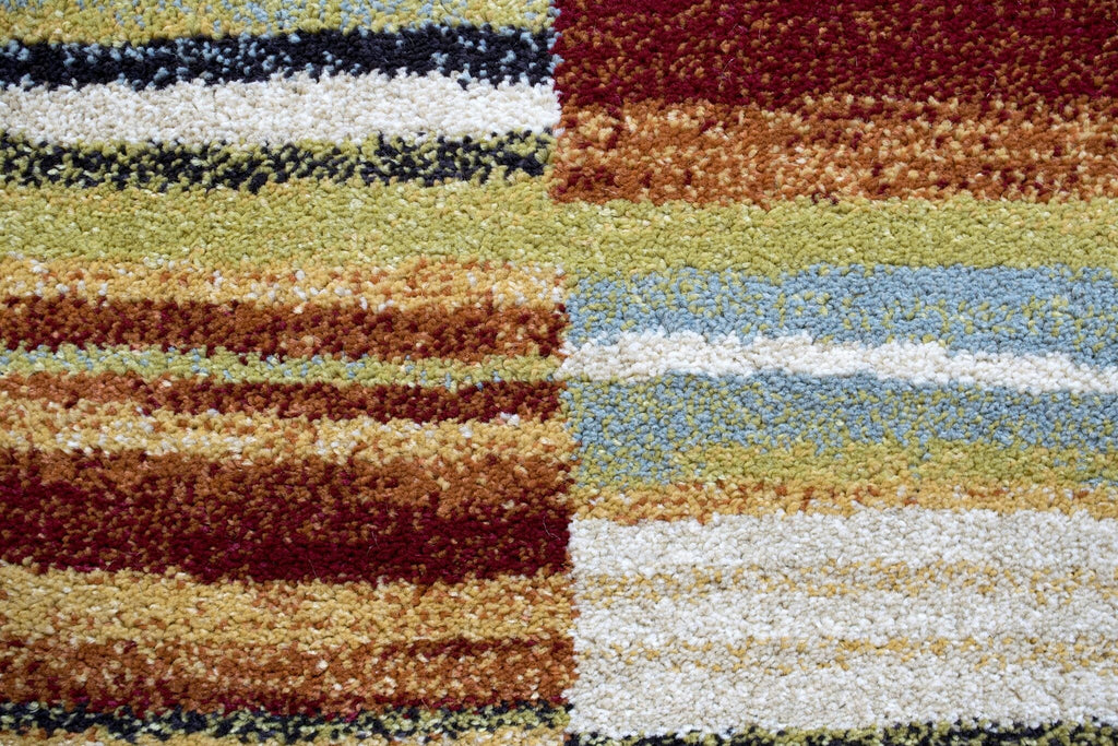 Woodstock Kelim Stripe Beige Rug