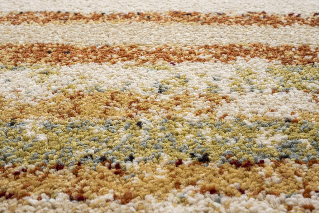 Woodstock Faded Stripe Beige Rug