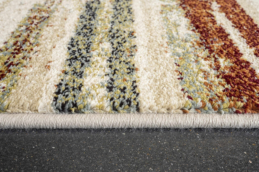 Woodstock Faded Stripe Beige Rug