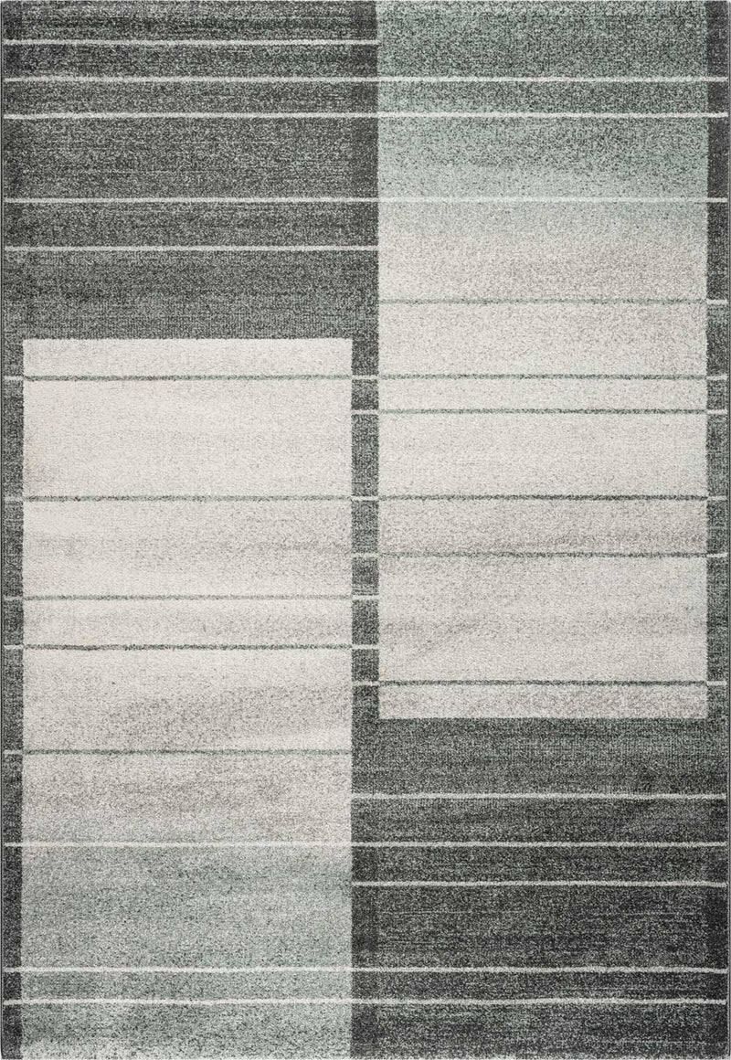Liberty Colour Block Stripe Green Rug