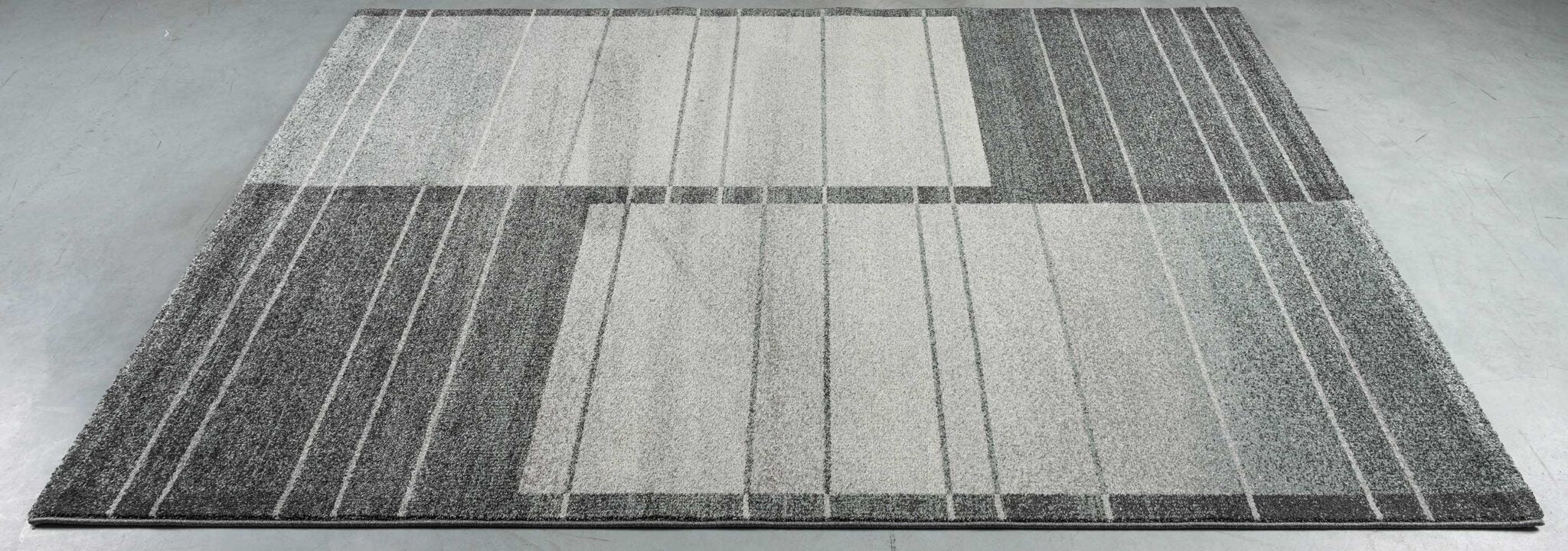 Liberty Colour Block Stripe Green Rug