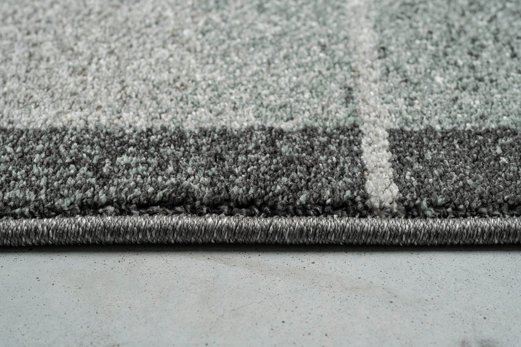 Liberty Colour Block Stripe Green Rug