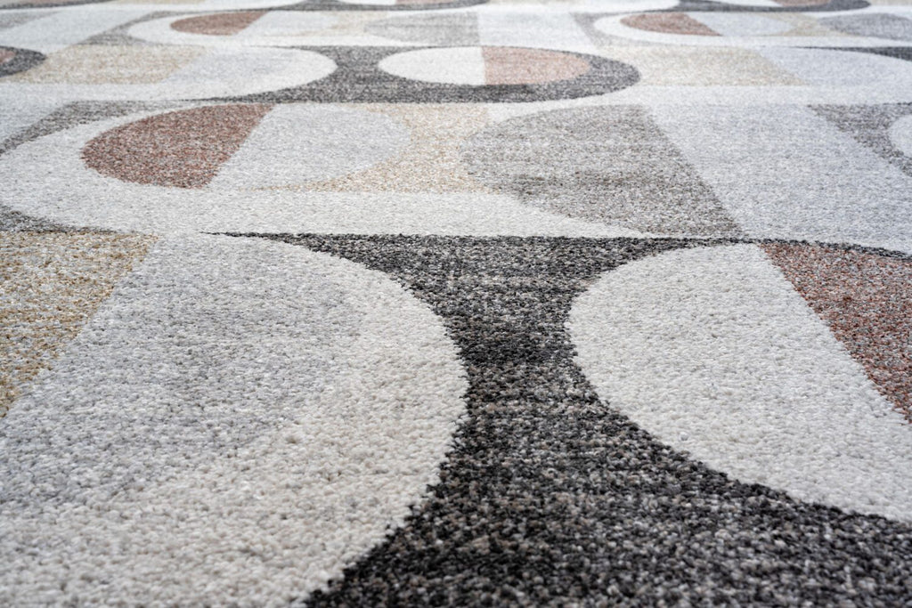 Liberty Retro Circles Gold Rug