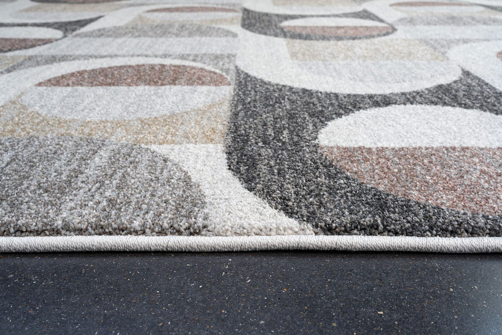 Liberty Retro Circles Gold Rug