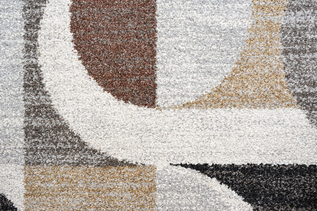Liberty Retro Circles Gold Rug