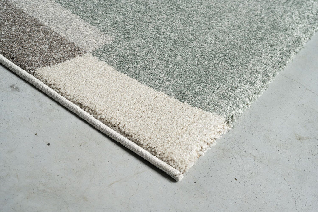 Liberty Sage Shapes Green Rug