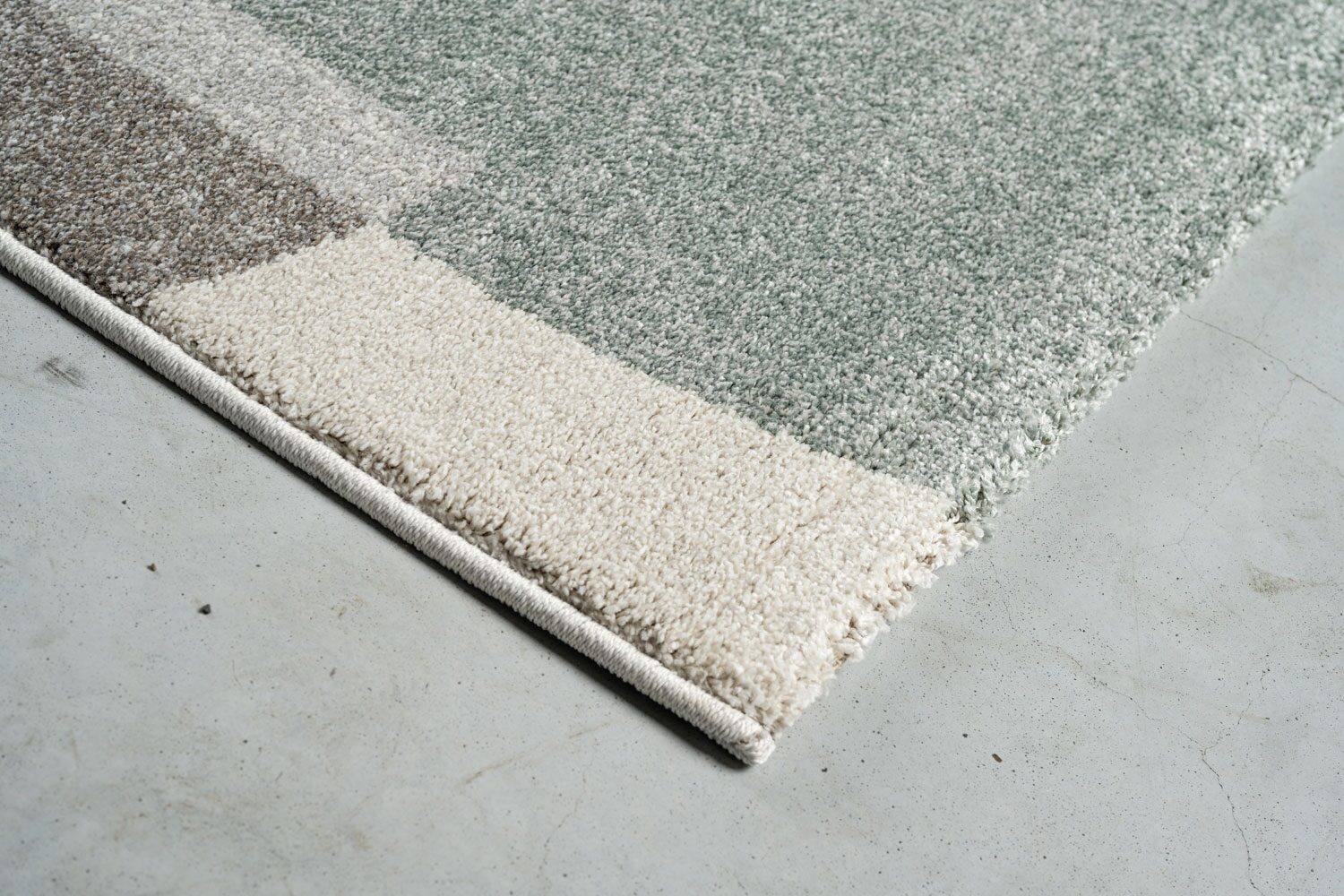 Liberty Sage Shapes Green Rug