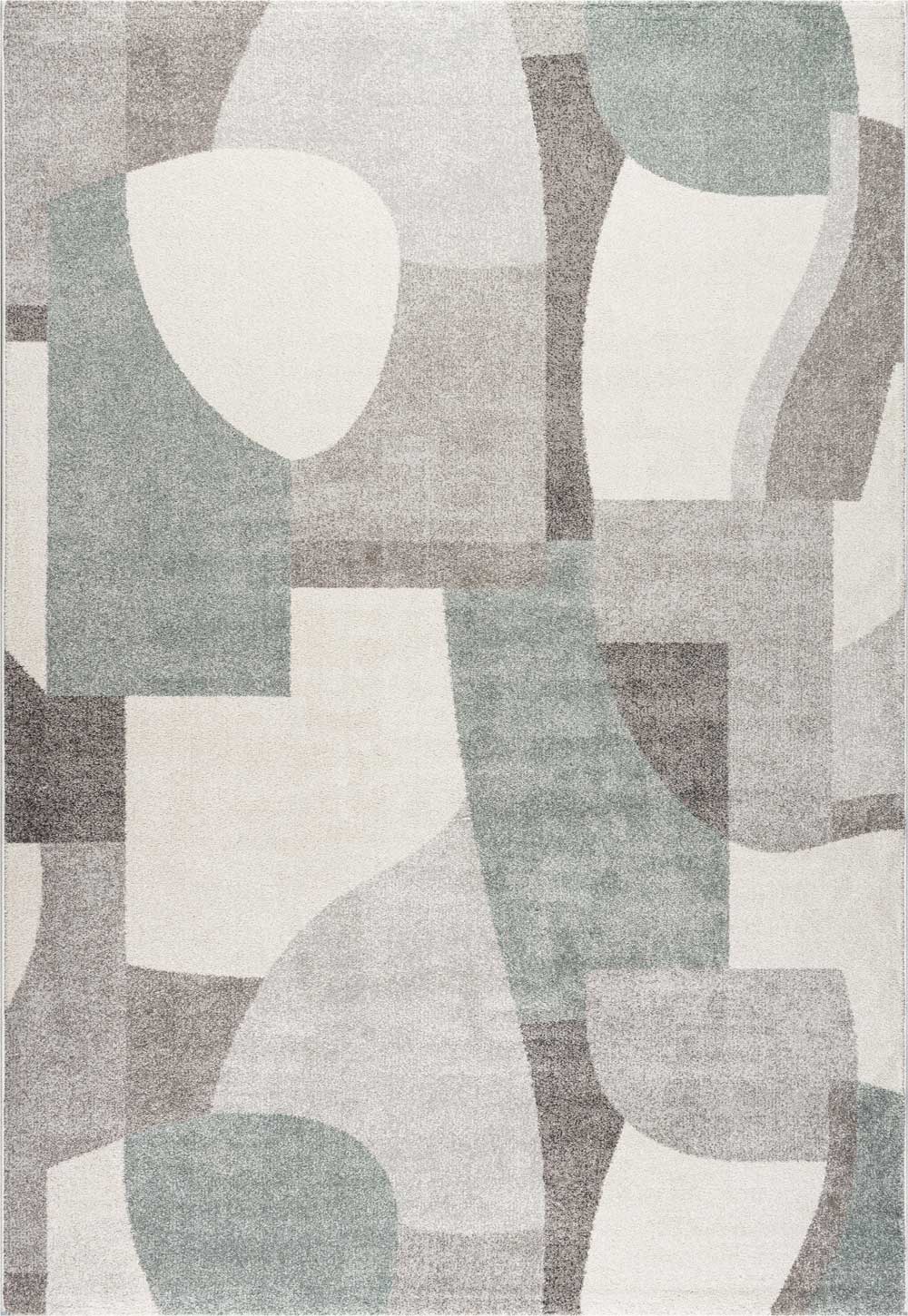 Liberty Sage Shapes Green Rug