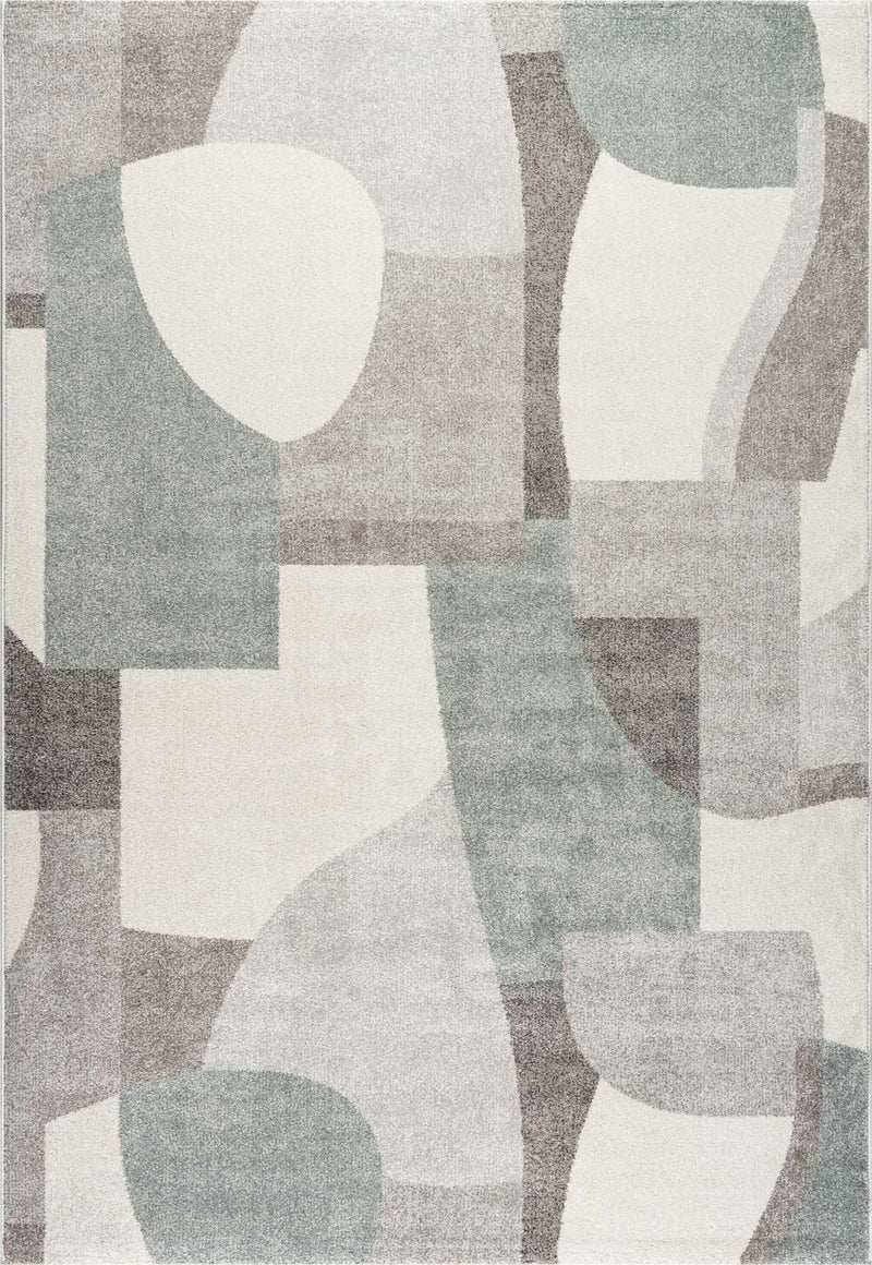 Liberty Sage Shapes Green Rug