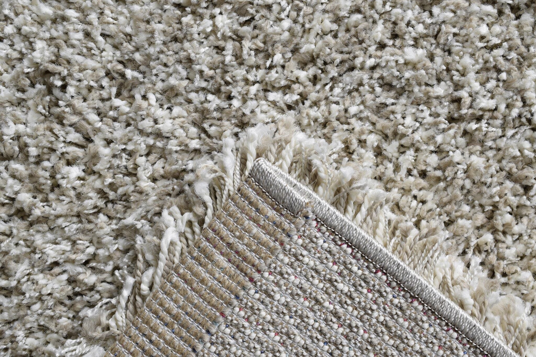 Twilight Shaggy Plain Grey Rug