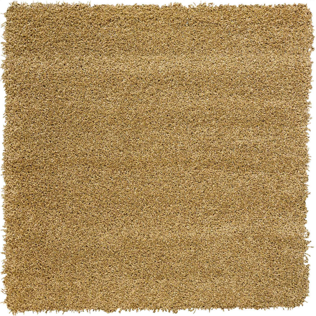 Twilight Shaggy Plain Gold Rug