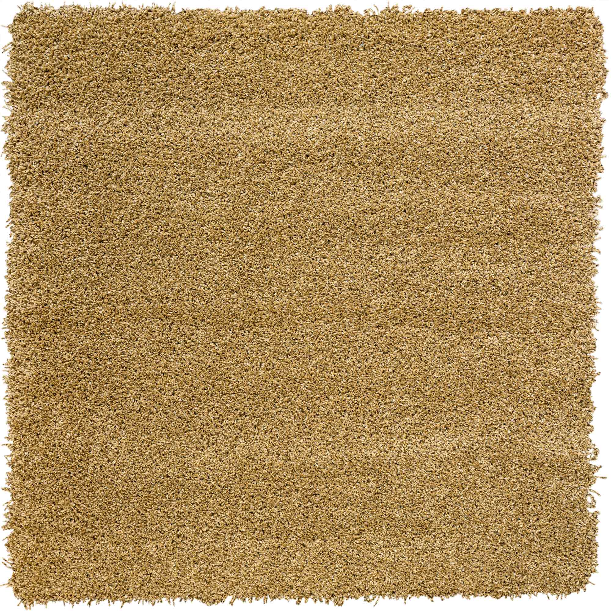 Twilight Shaggy Plain Gold Rug