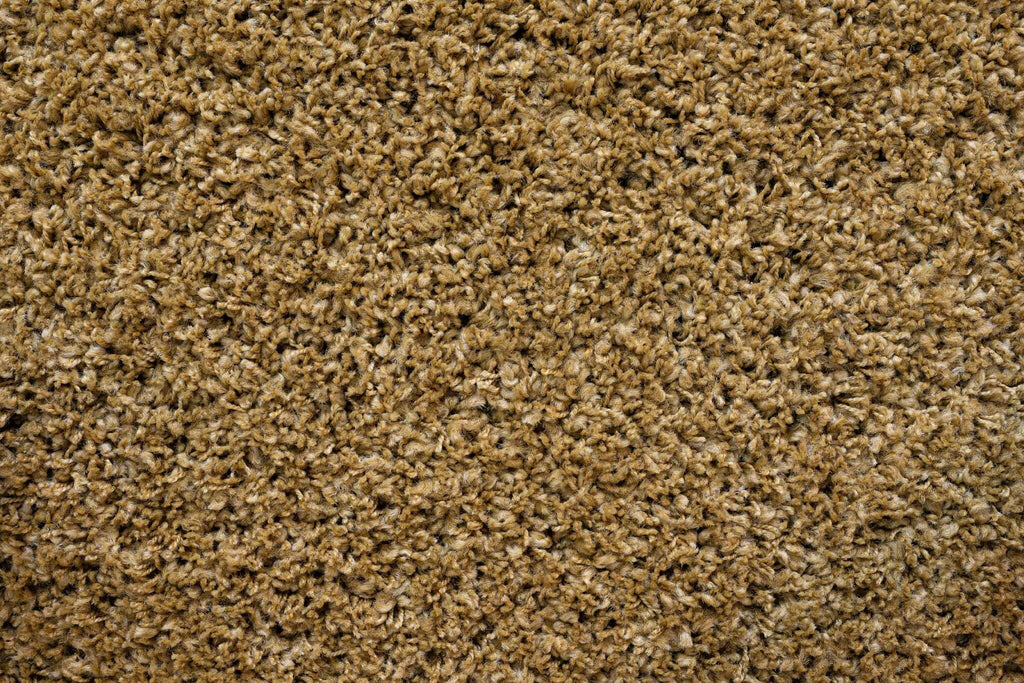 Twilight Shaggy Plain Gold Rug