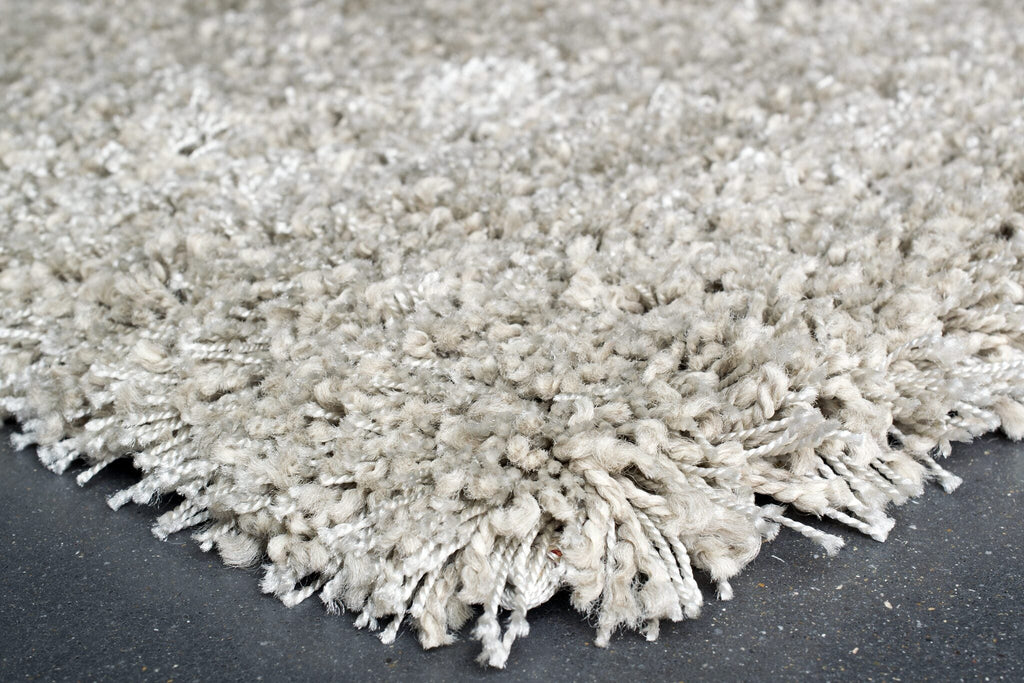 Twilight Shaggy Plain Grey Rug