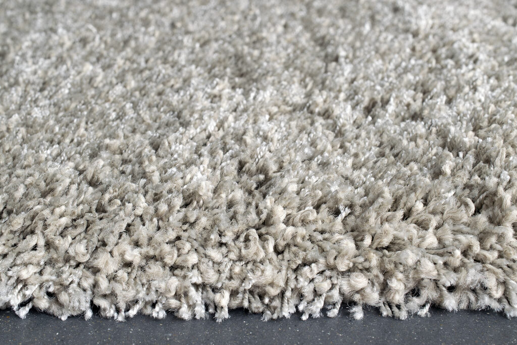 Twilight Shaggy Plain Grey Rug
