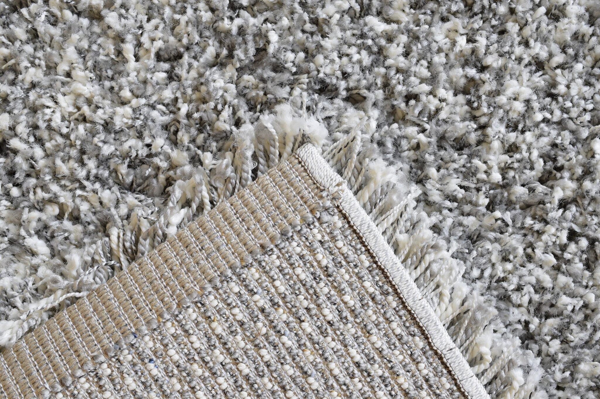 Twilight Shaggy Plain Charcoal Rug