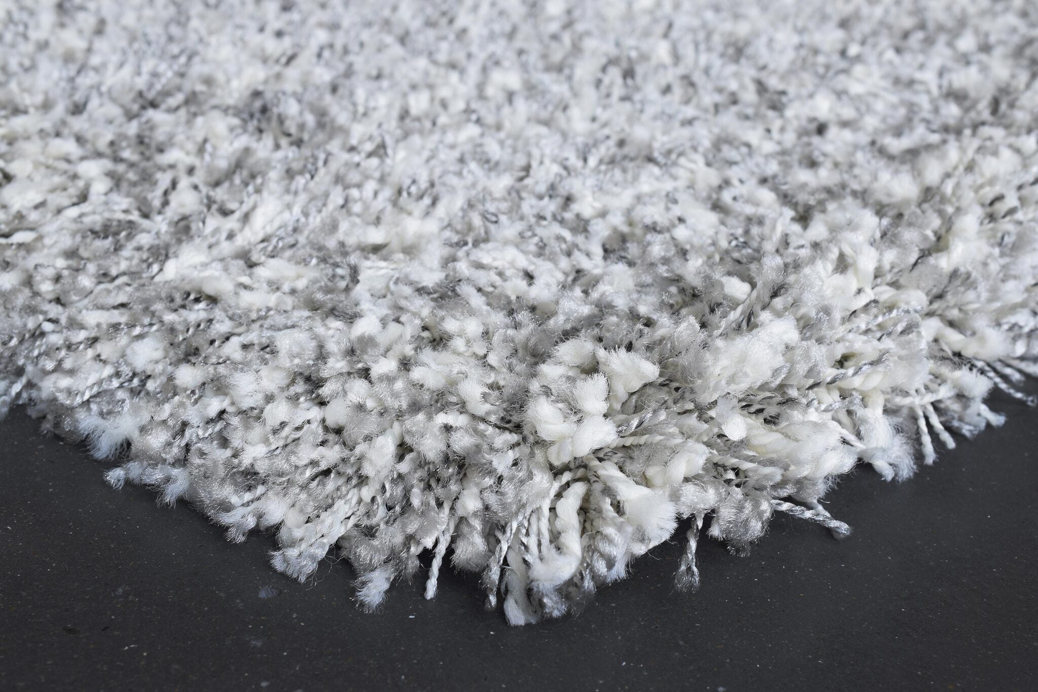 Twilight Shaggy Plain Charcoal Rug