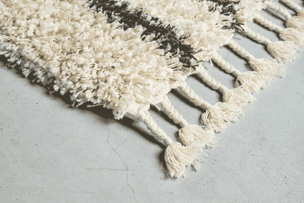 Twilight Berber Grid Green Rug