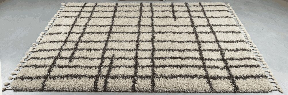 Twilight Berber Grid Green Rug