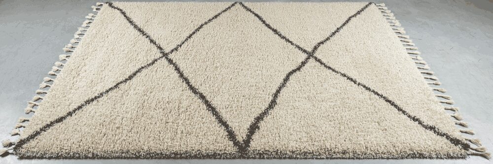 Twilight Berber Diamond Green Rug