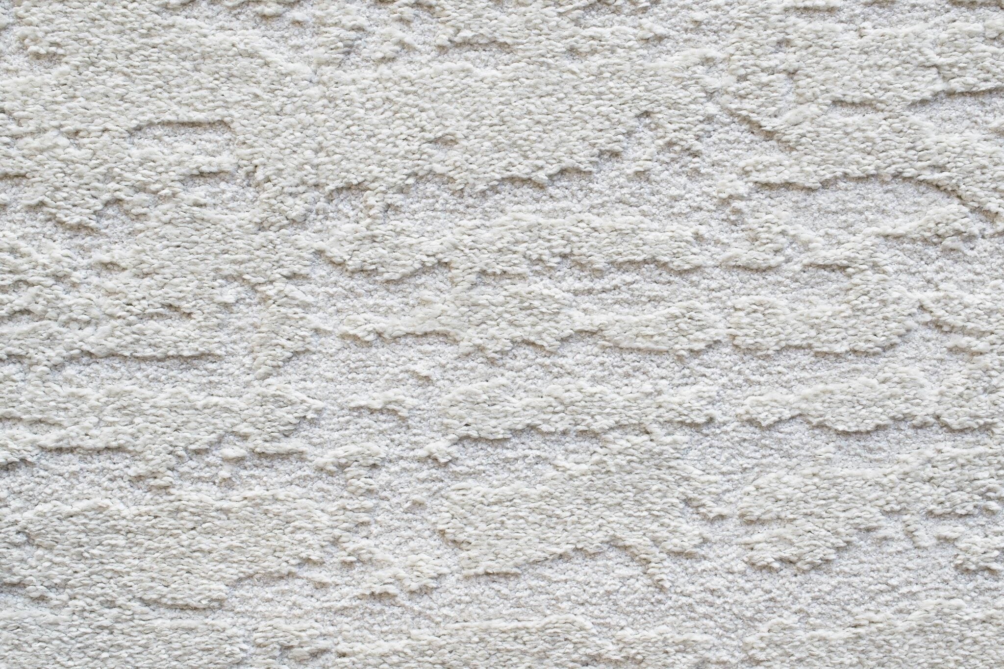 Geo Distressed Grid Ivory Rug
