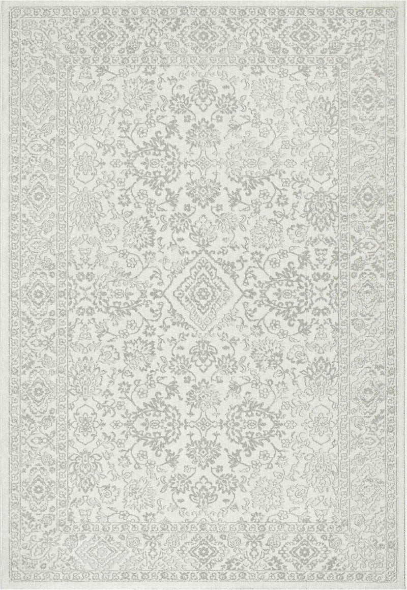 Geo Faded Traditional Ivory Rug