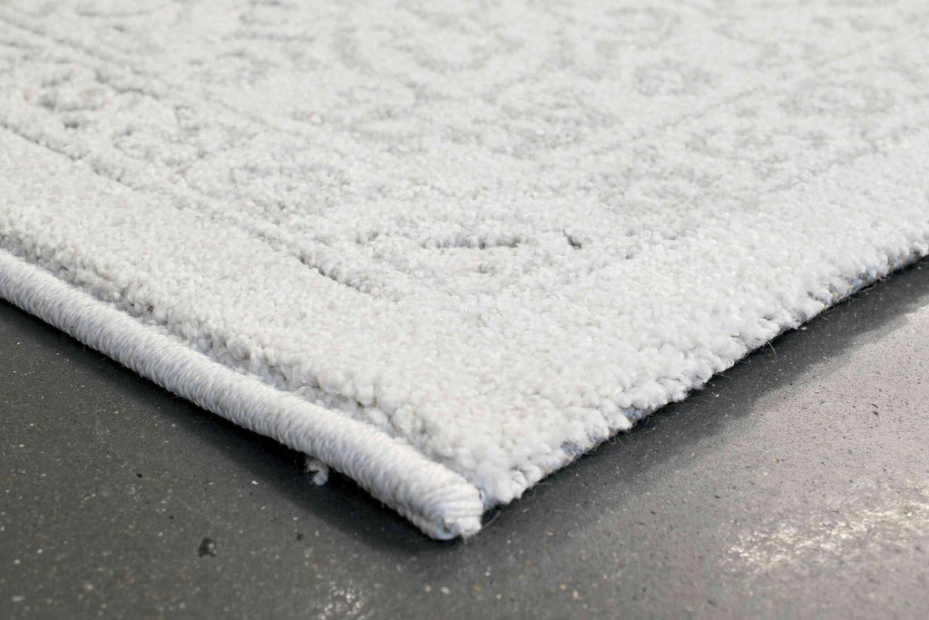 Geo Faded Traditional Ivory Rug