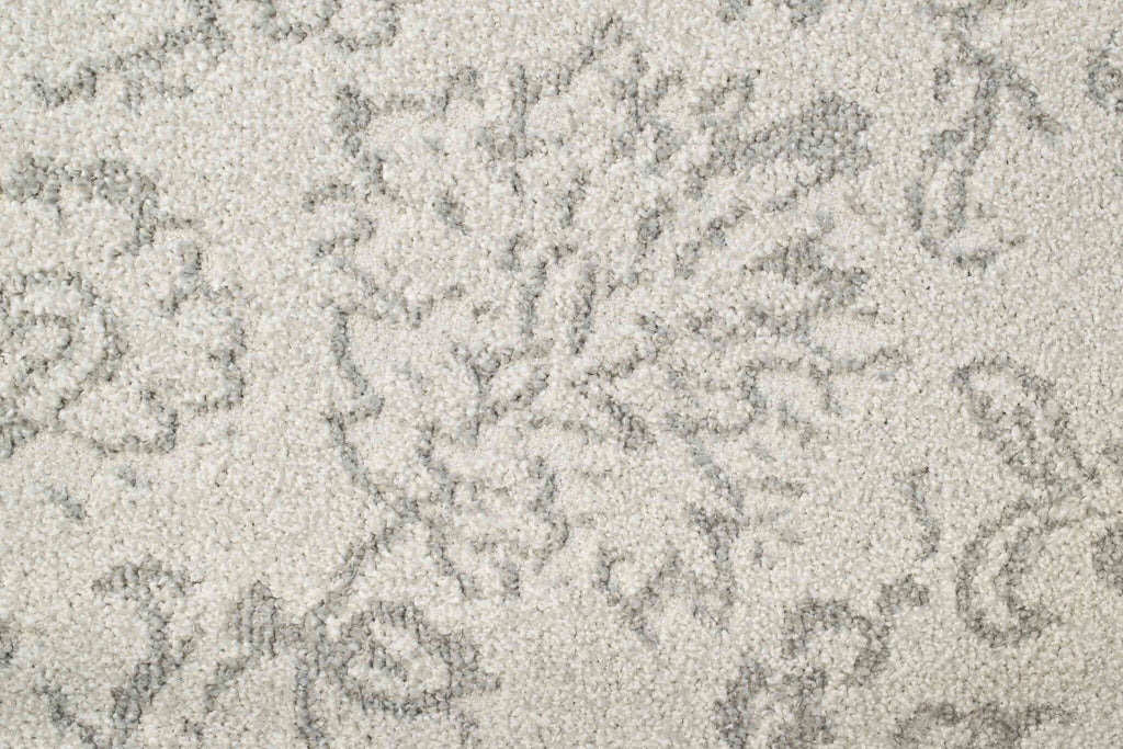 Geo Faded Traditional Ivory Rug