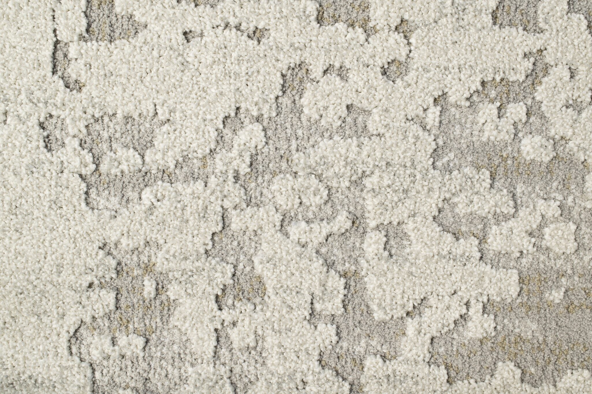 Geo Worn Abstract Ivory Rug