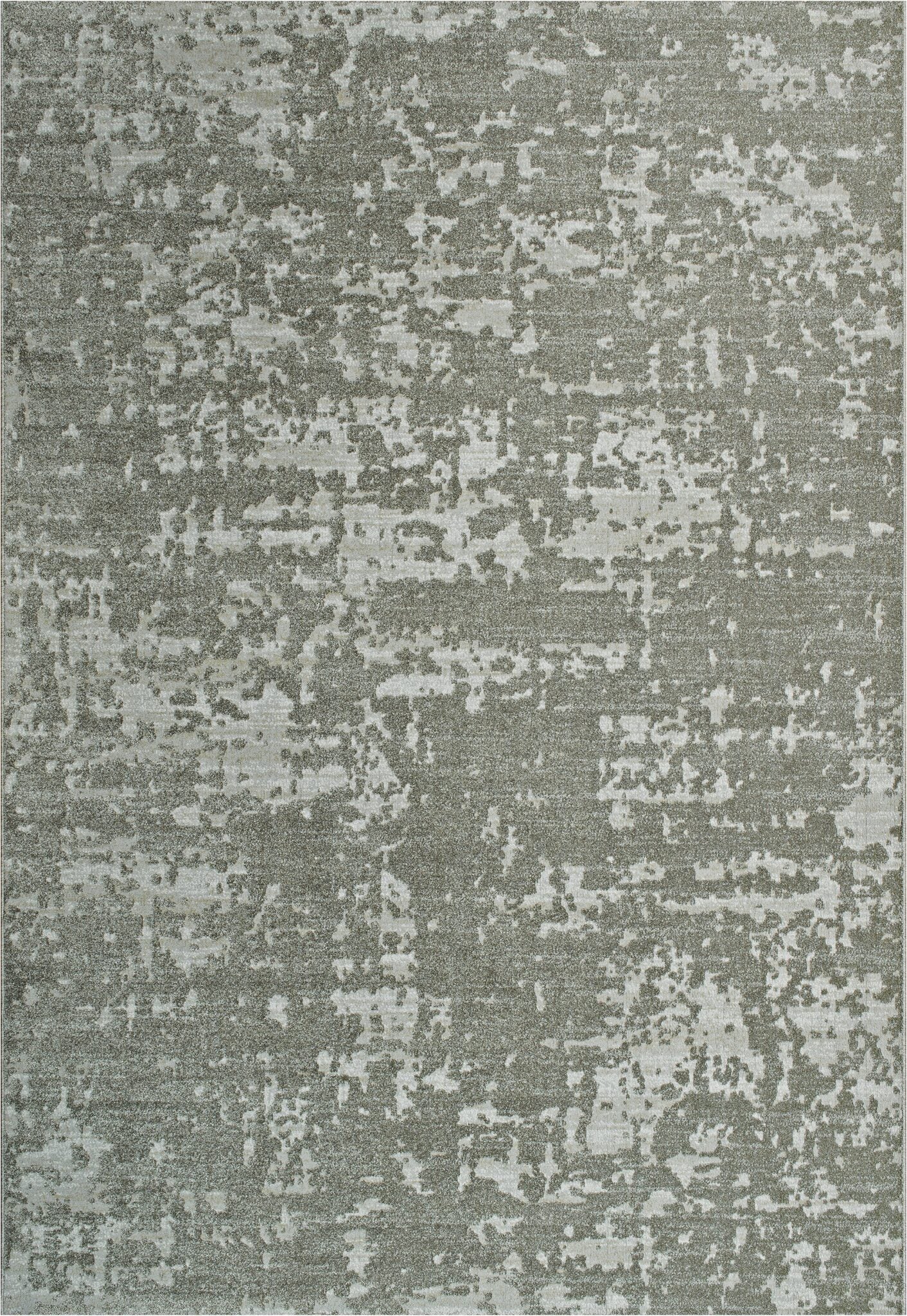 Geo Worn Abstract Dk Beige Rug