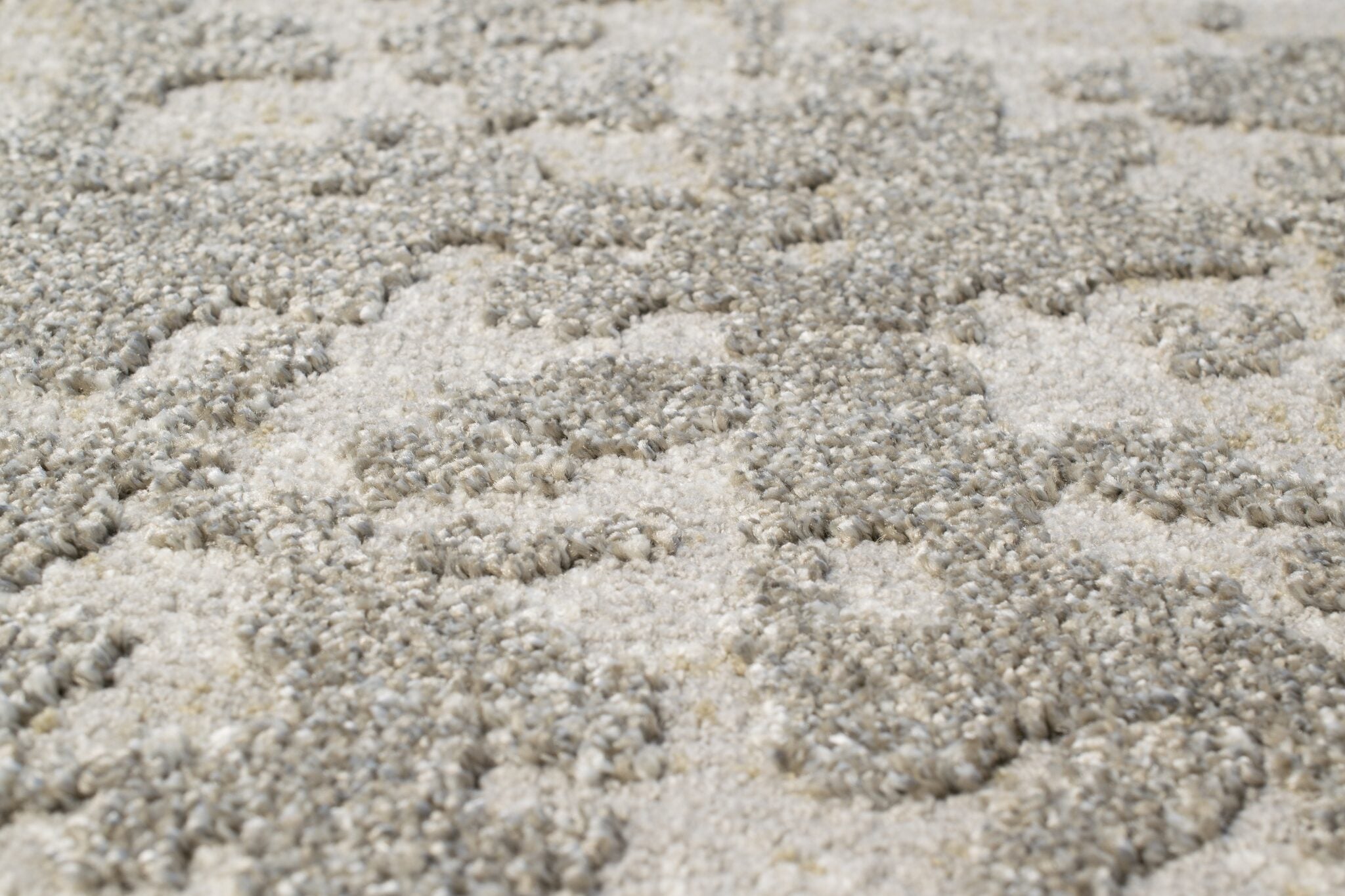 Geo Worn Abstract Dk Beige Rug