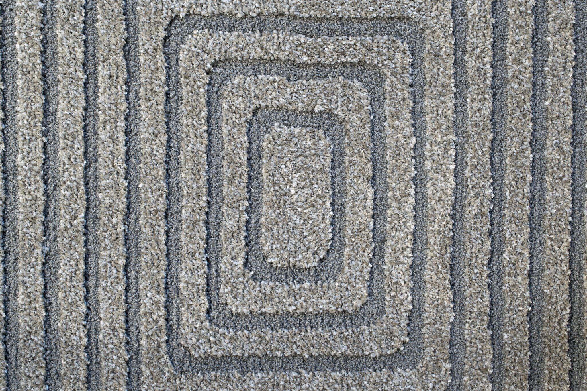 Geo Diamond Maze Brown Rug