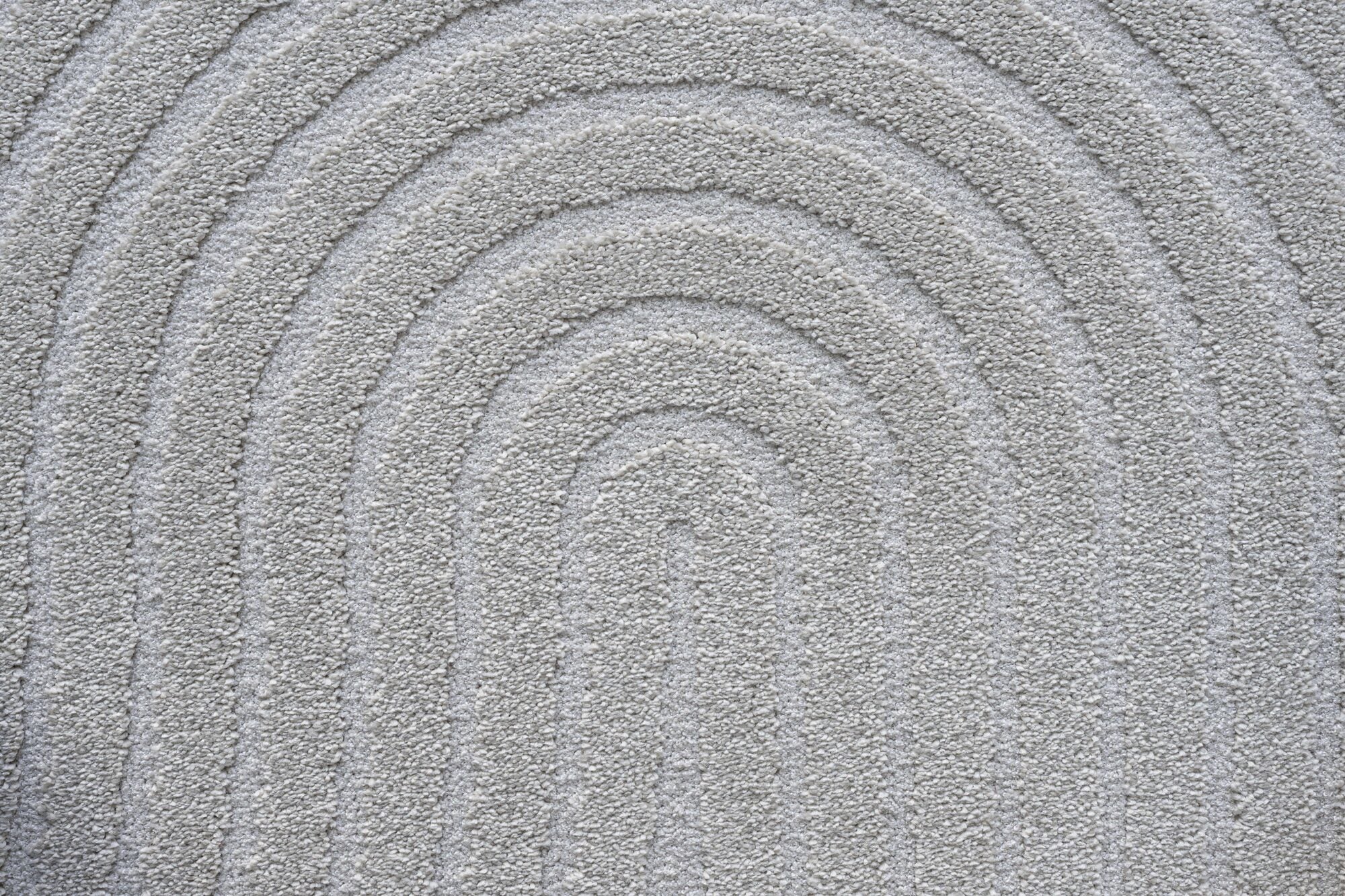 Geo Flowing Arcs Ivory Rug