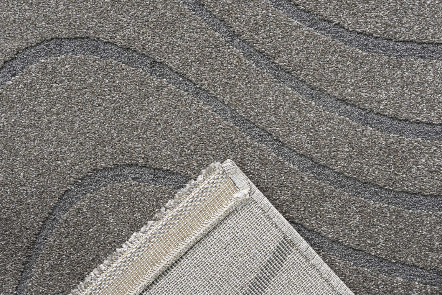 Geo Wave Brown Rug