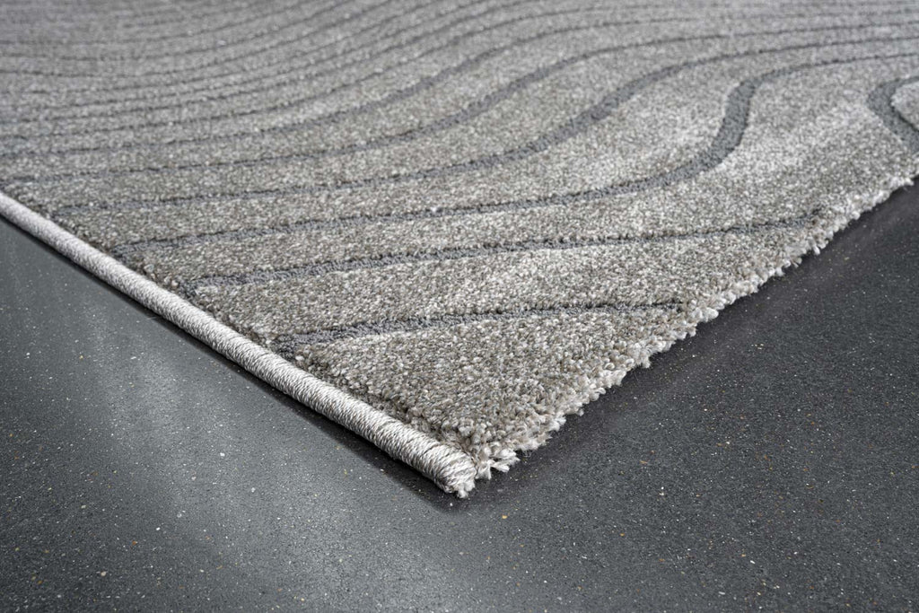 Geo Wave Brown Rug