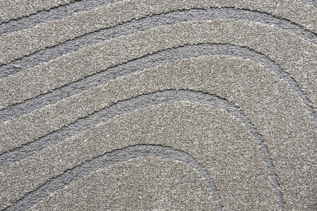 Geo Wave Brown Rug