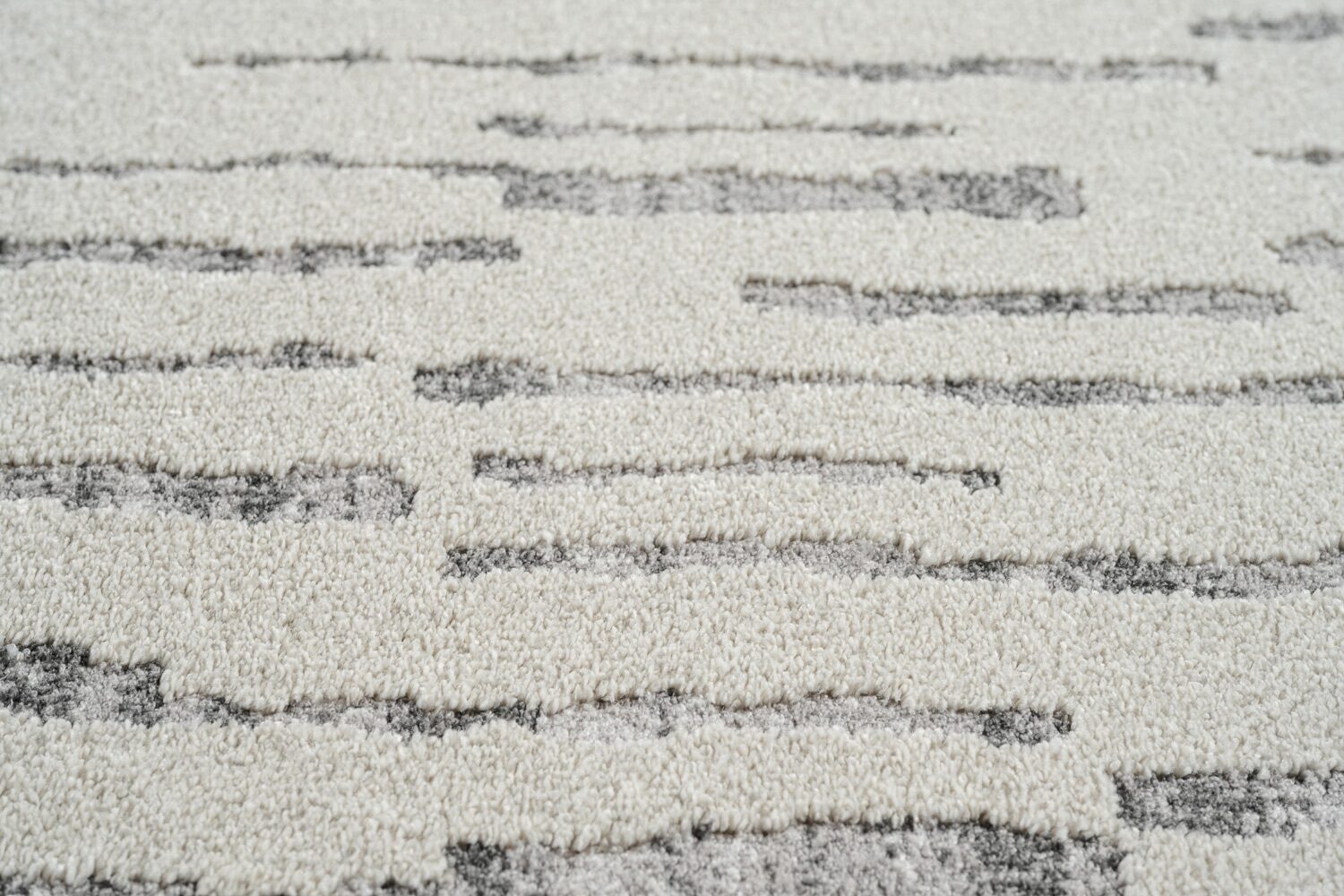 Geo Rain Stripe Ivory Rug