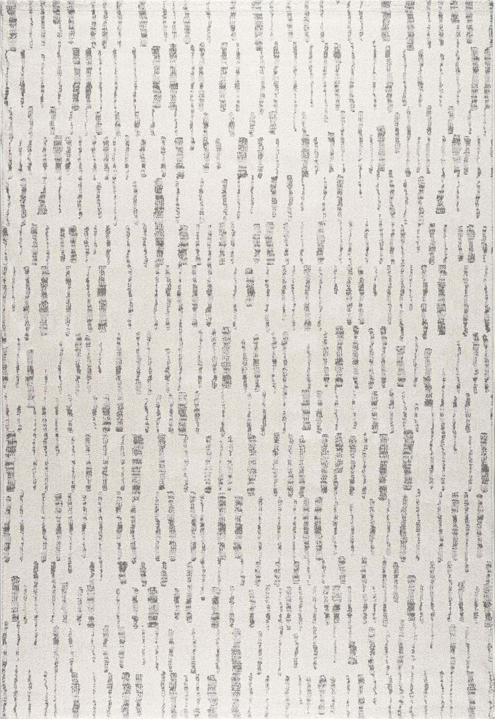 Geo Rain Stripe Ivory Rug