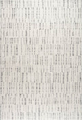 Geo Rain Stripe Ivory Rug
