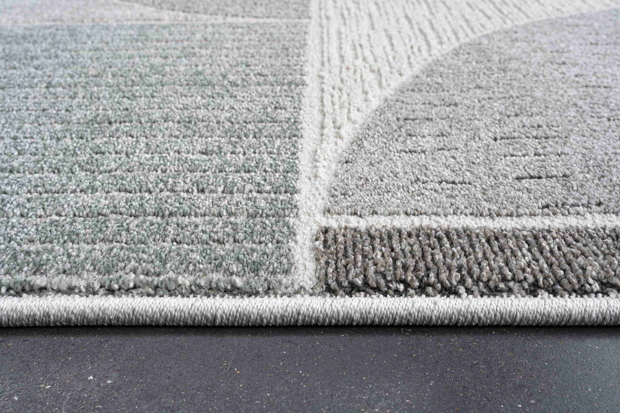 Milano Bauhaus Geo Green Rug