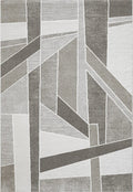 Milano Linear Cubist Gold Rug