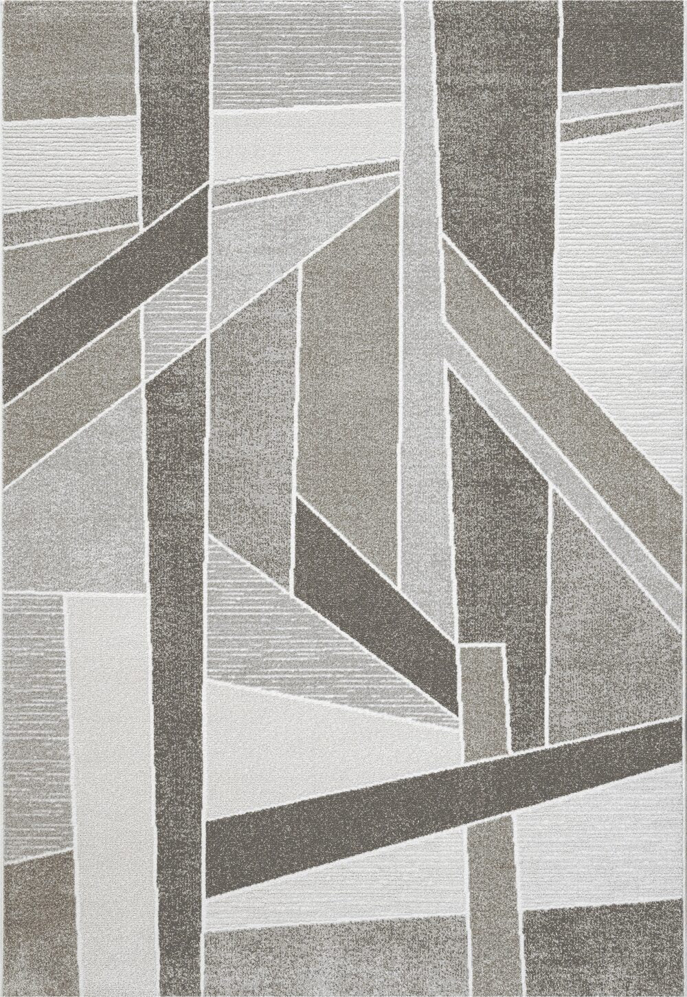 Milano Linear Cubist Gold Rug